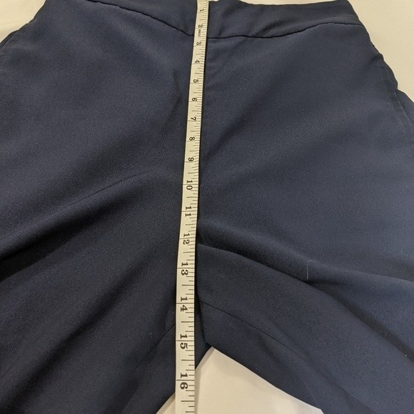 Madewell Huston Pull-On Crop Pants Navy High Rise - Picture 9 of 10